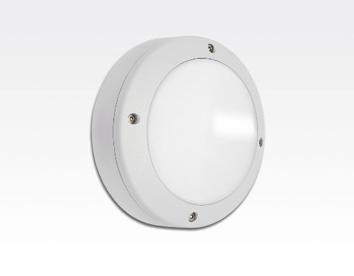 3W LED Wand/Deckenleuchte weiss rund Tageslicht Weiß / 6000-6500K 450lm 230VAC IP54 120Grad