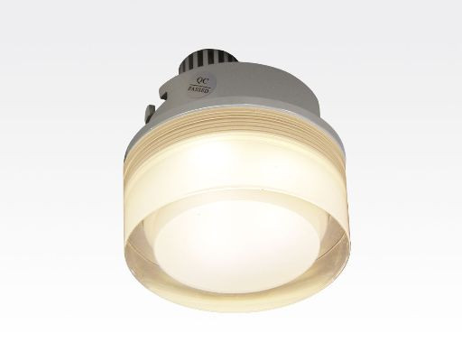 3W LED Einbau Downlight rund dimmbar Warm Weiß / 2700-3200K 270lm 230VAC IP44 110Grad