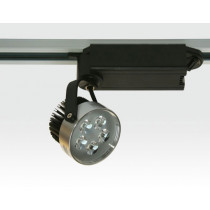 5W LED Schienen Leuchte für 3-Phasen Schienen 30Grad / silber Neutral Weiss 300lm 230VAC