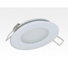 2W LED Einbau Downlight weiß rund Warm Weiß 1,5m Kabel / 2700-3200K 180lm 24VDC IP65 120Grad