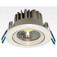 3W LED Einbau Downlight weiß rund Neutral Weiß / 4000-4500K 180lm 230VAC IP44 120Grad
