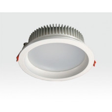 24W LED Einbau Downlight weiß rund Warm Weiß / 2700-3200K 2160lm 230VAC IP44 120Grad