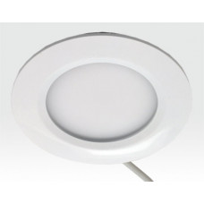 6W LED Paneel weiss rund Warm Weiss dimmbar 400lm 120Grad / ABVERKAUF 2700-3200K D110mm 230VAC