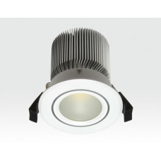 10W LED Spot weiß frosted Warm Weiß / 650lm IP44 230VAC