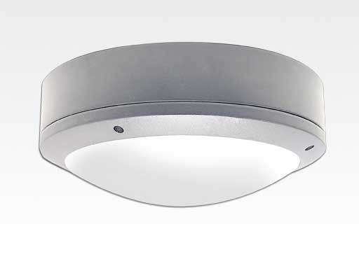 20W LED Wand/Deckenleuchte grau rund Tageslicht Weiß / 6000-6500K 900lm 230VAC IP65 120Grad