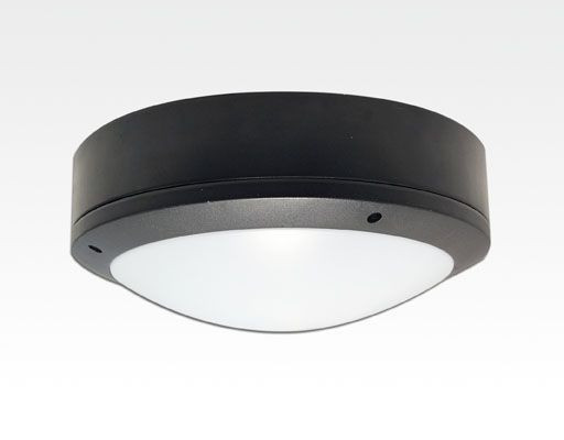 30W LED Wand/Deckenleuchte anthrazit rund Warm Weiß / 2700-3200K 1350lm 230VAC IP65 120Grad