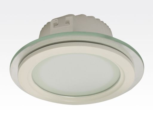 18W LED Einbau Downlight weiß rund dimmbar Neutral Weiß / 4200-4700K 1530lm 230VAC IP44 110Grad