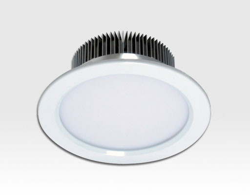 18W LED Einbau Downlight weiß rund dimmbar Warm Weiss / 2700-3200K 1800lm 230VAC IP43 120Grad