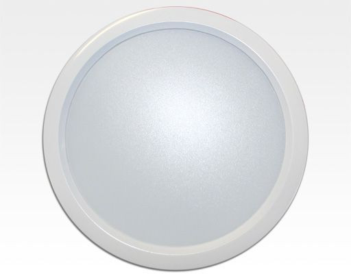 18W LED Einbau Downlight weiß rund dimmbar Warm Weiss / 2700-3200k 1800lm 230VAC IP43 120Grad