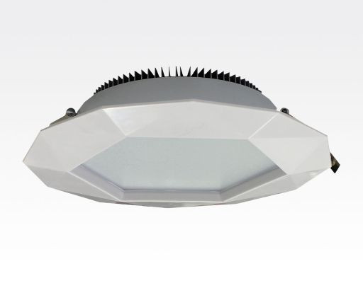 18W LED Einbau Downlight weiß dimmbar Warm Weiß / 2700-3200K 1800lm 230VAC IP43 120Grad