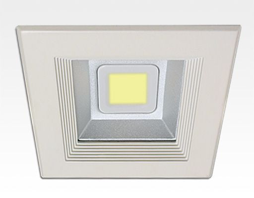 30W LED Einbau Downlight weiß quadratisch Neutral Weiß / 4000-4500K 1800lm 230VAC IP44 120Grad