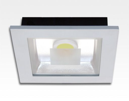 15W LED Einbau Downlight weiß quadratisch Warm Weiß / 2700-3200K 975lm 230VAC IP40 120Grad