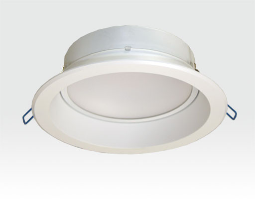 19W LED Einbau Downlight weiß rund Warm Weiß / 2700-3200K 1235lm 230VAC IP40 120Grad
