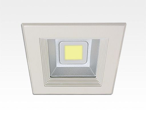 20W LED Einbau Downlight weiß quadratisch Warm Weiß / 2700-3200K 1200lm 230VAC IP44 120Grad