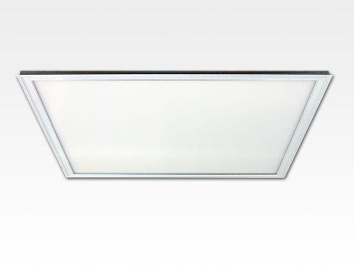 27W LED Paneel silber quadratisch Tageslicht Weiß dimmbar / 1850lm 110Grad 620x620mm 230VAC