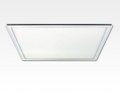 36W LED Paneel silber quadratisch Tageslicht Weiß dimmbar / 2580lm 110Grad 620x620mm 230VAC