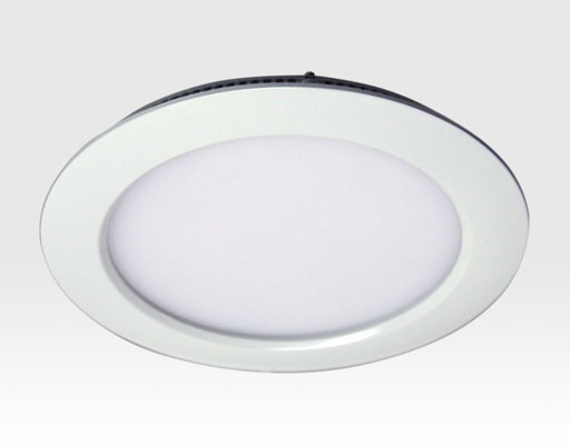 10W LED Paneel weiss rund Warm Weiss dimmbar 700lm 120Grad / 2700-3200K D180mm 230VAC