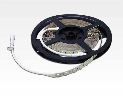 14,4W/m LED Lichtband Warm Weiß Rolle 5m mit Easy Stecker / 720lm/m 60LEDs/m 24VDC