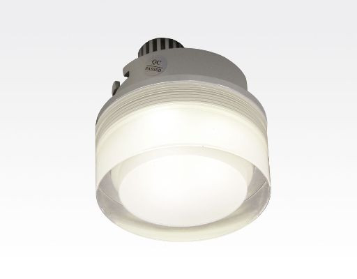 1W LED Einbau Downlight rund dimmbar Neutral Weiß / 4000-4500K 100lm 230VAC IP44 110Grad