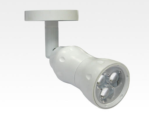 8W LED Fokus Mini Spot mit Halterung weiß rund Neutral Weiß / 4000K 450lm 230VAC 10-33Grad