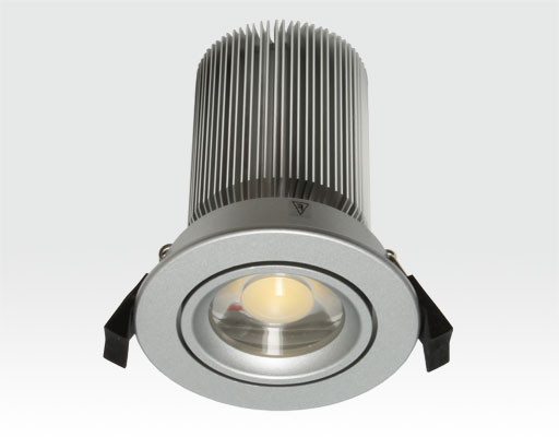 15W LED Spot silber klar Neutral Weiß / 750lm IP44 230VAC