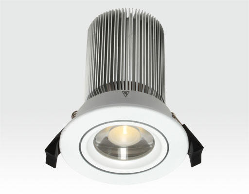 15W LED Spot silber klar Neutral Weiß dimmbar / 750lm IP44 230VAC