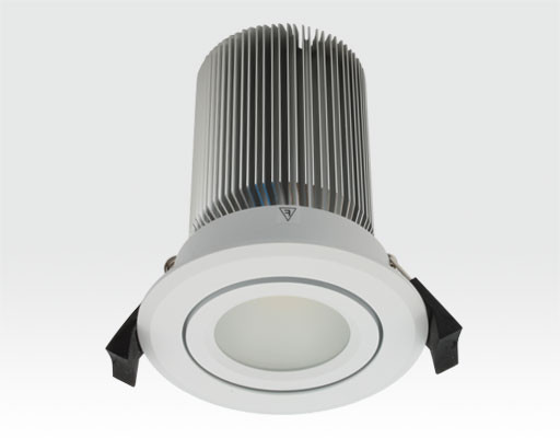 15W LED Spot weiß frosted Warm Weiß / 730lm IP44 230VAC