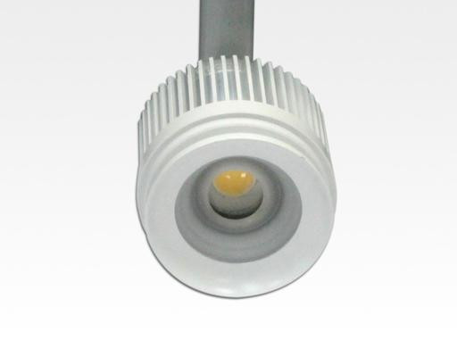 4W LED Fokus Mini 3-Phasen Schienen Leuchte 25-57Grad weiß  / NeutralWeiß 4000K 220lm 230VAC