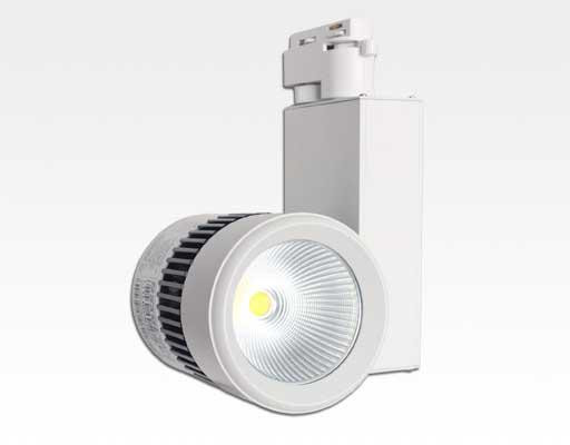 10W LED Leuchte weiss dimmbar für 3 Phasen Schienen 34Grad 650lm / Neutral Weiss 4000-4500K D92mm 230VAC