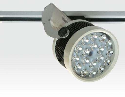 18W LED Schienen Leuchte für 3-Phasen Schienen / weiß Neutral Weiss 1609lm 30Grad 230VAC