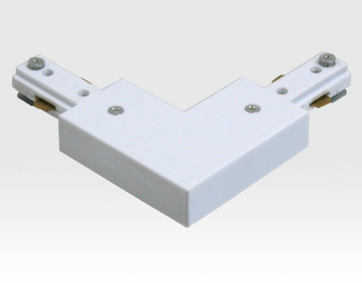 L-Adapter für EIn-Phasen Schienen Weiß