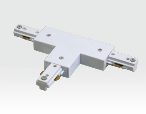 T-Adapter für Ein-Phasen Schienen Weiß
