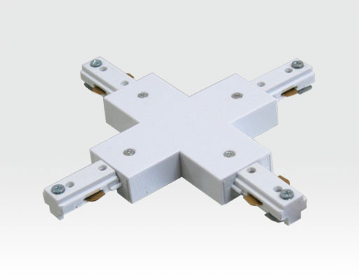 X-Adapter für Ein-Phasen Schienen Weiß