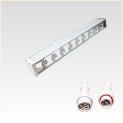 9W IP65 LED Wall Washer Fassadenstrahler Neutral Weiss / 24VDC 500mm 120° dimmbar