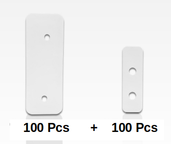 200 Distanzscheiben 100 Sets mit 100x kleinen + 100x großen / für MC-302-E PG2 Magnetkontakt