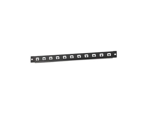 Kabel Managment Panel horizontal flach 1U / RAOK-1T