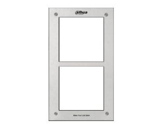 Dahua - Frontpanel Edelstahl für zwei Module / VGMF Modulsystem