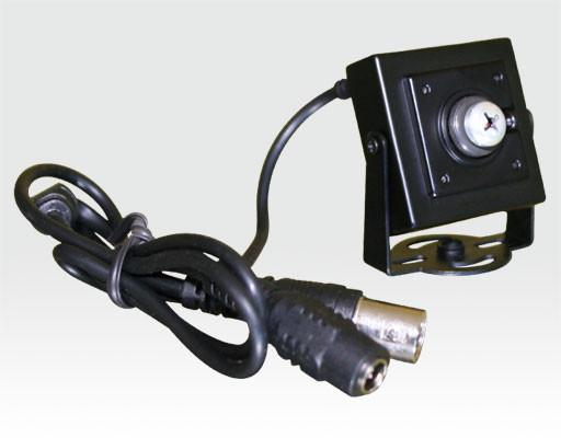 1/3" SONY Super HAD CCD Compact-Kamera Pinhole "SchraubenDesign" / 420TVL 0.8Lux f3.7mm