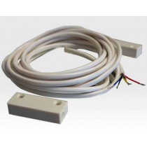 0040 Magnetkontakt verdrahtet Aufbau 4adrig ws / EN 50131 Grad2  Kabel 40cm
