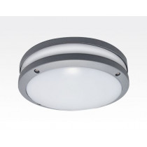 20W LED Wand/Deckenleuchte grau rund Tageslicht Weiß / 6000-6500K 900lm 230VAC IP54 120Grad
