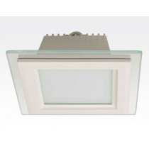 18W LED Einbau Downlight weiß quadratisch dimmbar Neutral Weiß / 4200-4700K 1530lm 230VAC IP44 110Grad
