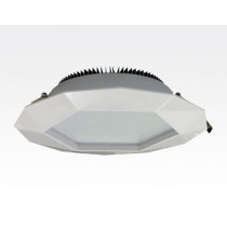 18W LED Einbau Downlight weiß dimmbar Warm Weiß / 2700-3200K 1800lm 230VAC IP43 120Grad
