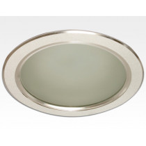 20W LED Einbau Downlight Aluminium gebürstet rund Warm Weiss / 2500-3300K 1600lm 230VAC 120Grad