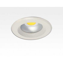 8W LED Einbau Downlight weiß rund Warm Weiß / 2700-3200K 520lm 230VAC IP40 120Grad