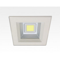 20W LED Einbau Downlight weiß quadratisch Warm Weiß / 2700-3200K 1200lm 230VAC IP44 120Grad