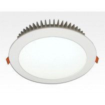 24W LED Einbau Downlight weiß rund Warm Weiss / 2700-3200K 2160lm 230VAC IP44 120Grad