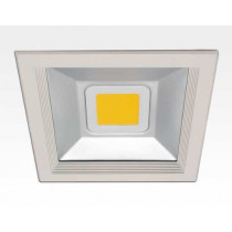 30W LED Einbau Downlight weiß quadratisch Warm Weiß / 2700-3200K 1960lm 230VAC IP40 120Grad