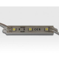 7,2W LED Kette mit 10 Modulen Tageslicht Weiss 115Grad / 5500-6500K 12VDC 48lm/Modul IP65