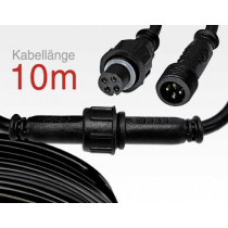 10m Anschlusskabel IP67 Easy Stecker RGB 4-polig / female to male für LTSPSC/RLSC-Serie