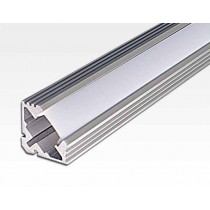 Aluminium Eck-Profil 1 m / für LED Lichtbänder max. 10x4,5mm